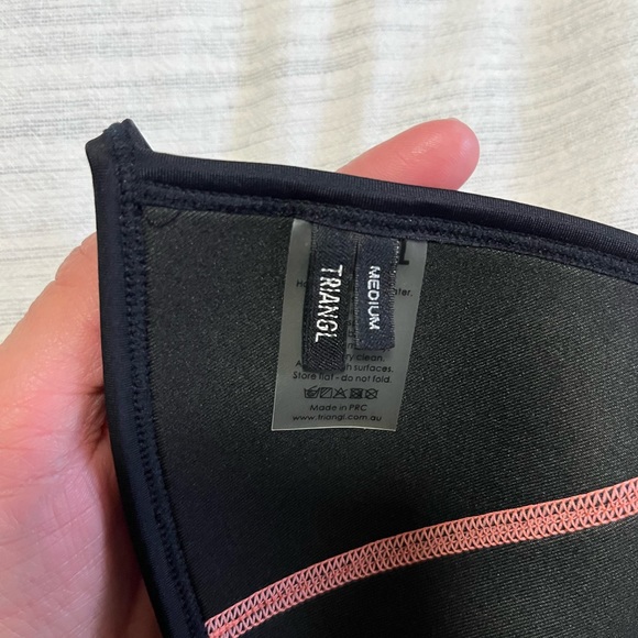 Triangl Swimwear Orange Bikini Top - Picture 3 of 4